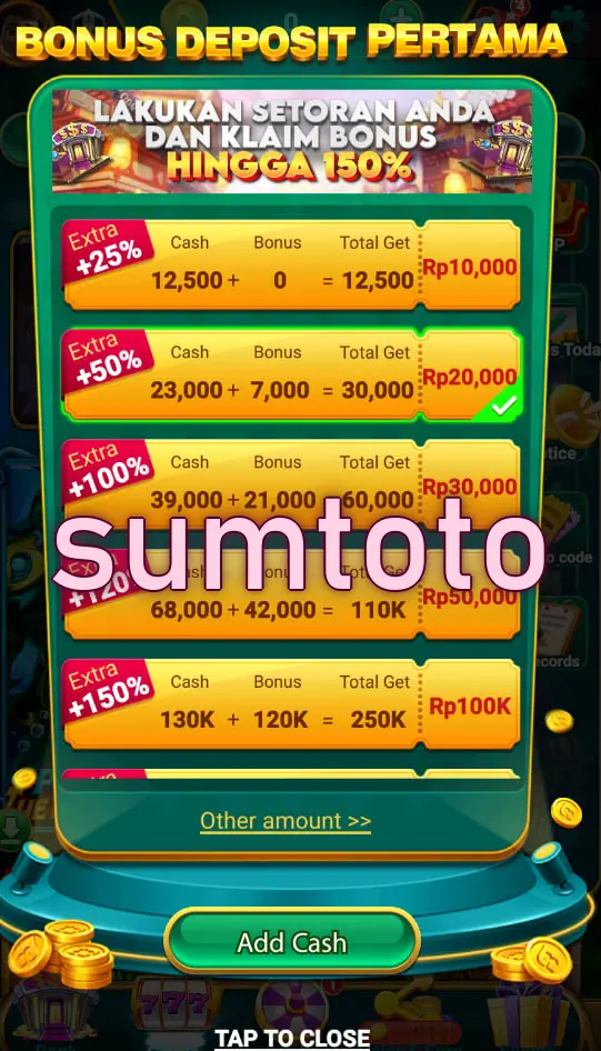 sumtoto Masuk